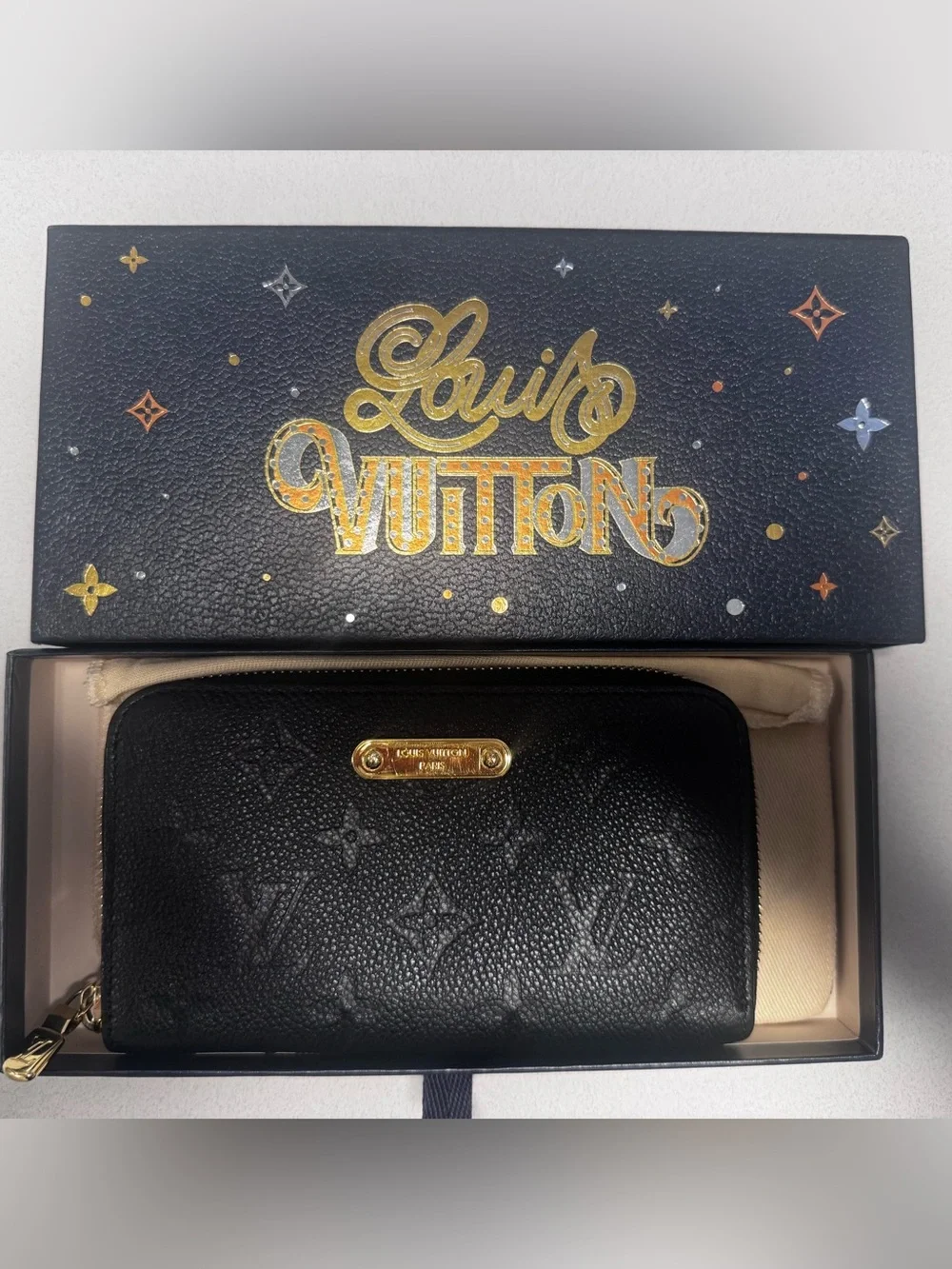 Louis Vuitton Margot Medium Size Wallet in Empreinte Leather